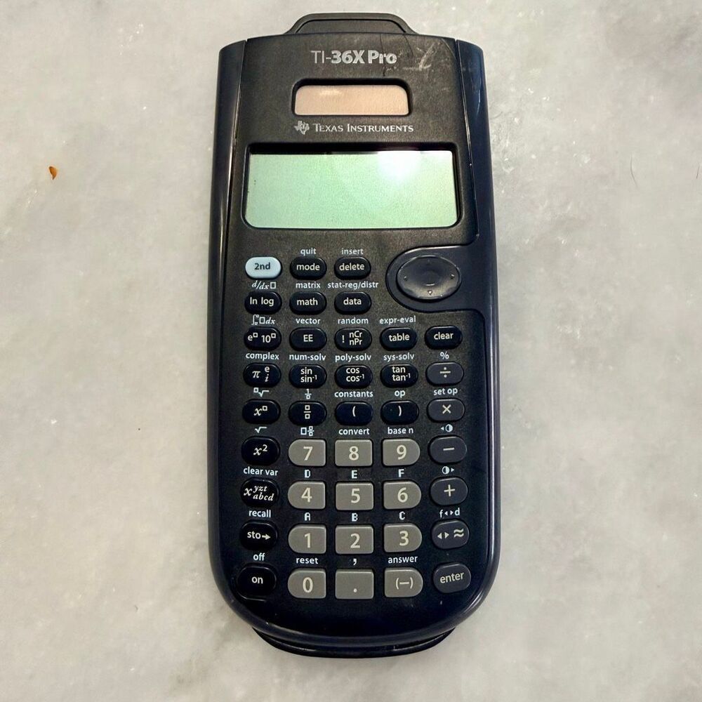 Texas Instruments TI-36X Pro Engineering/Scientific Calculator Black